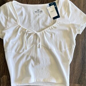 Hollister Women's White Top